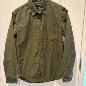 Bonobos Men's Olive Casual Button Down Shirt